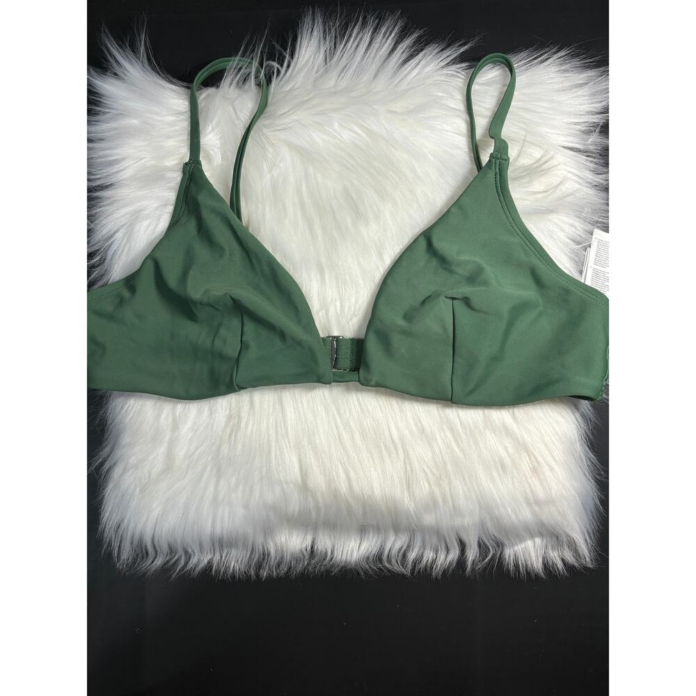 CupShe 2 Piece Green Bikini NWT Sz M with storage bag